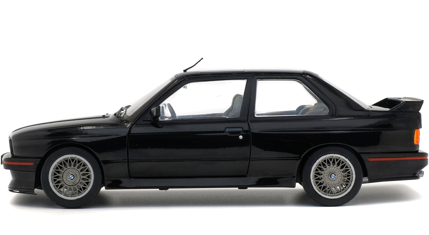 BMW E30 SPORT EVO BLACK 1990 - Solido - 1/18