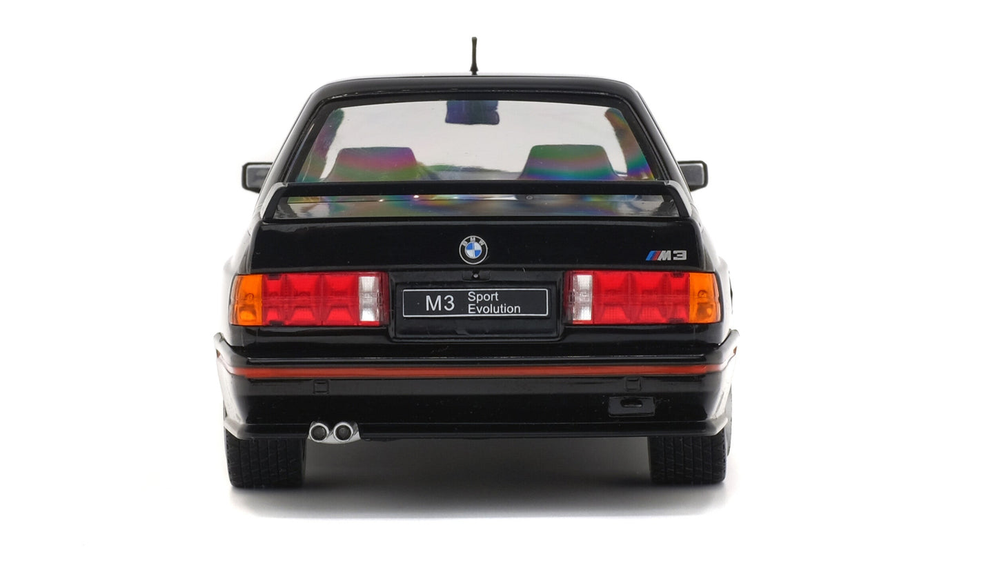 BMW E30 SPORT EVO BLACK 1990 - Solido - 1/18
