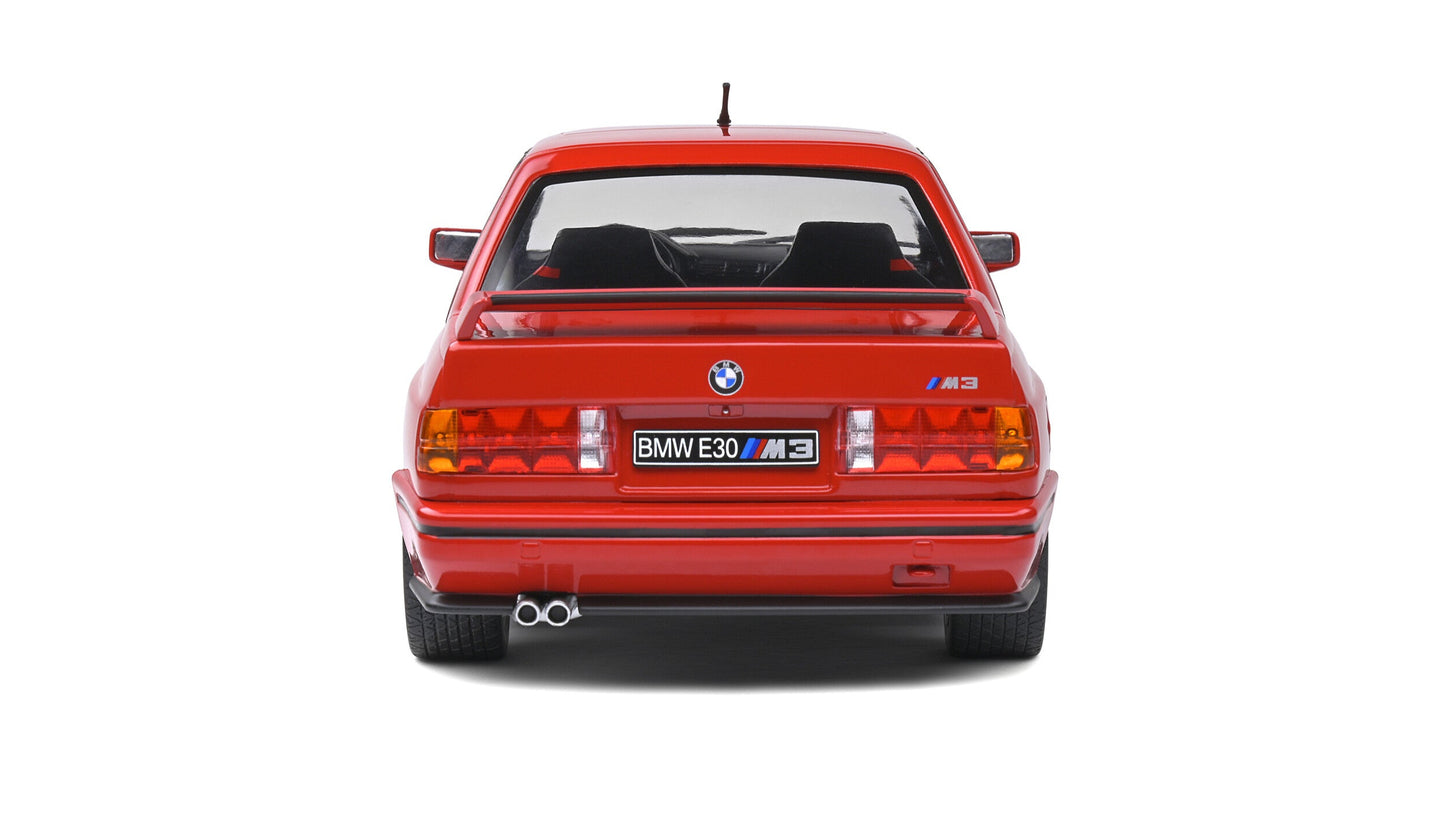 BMW E30 M3 Rouge 1986 - Solido - 1/18