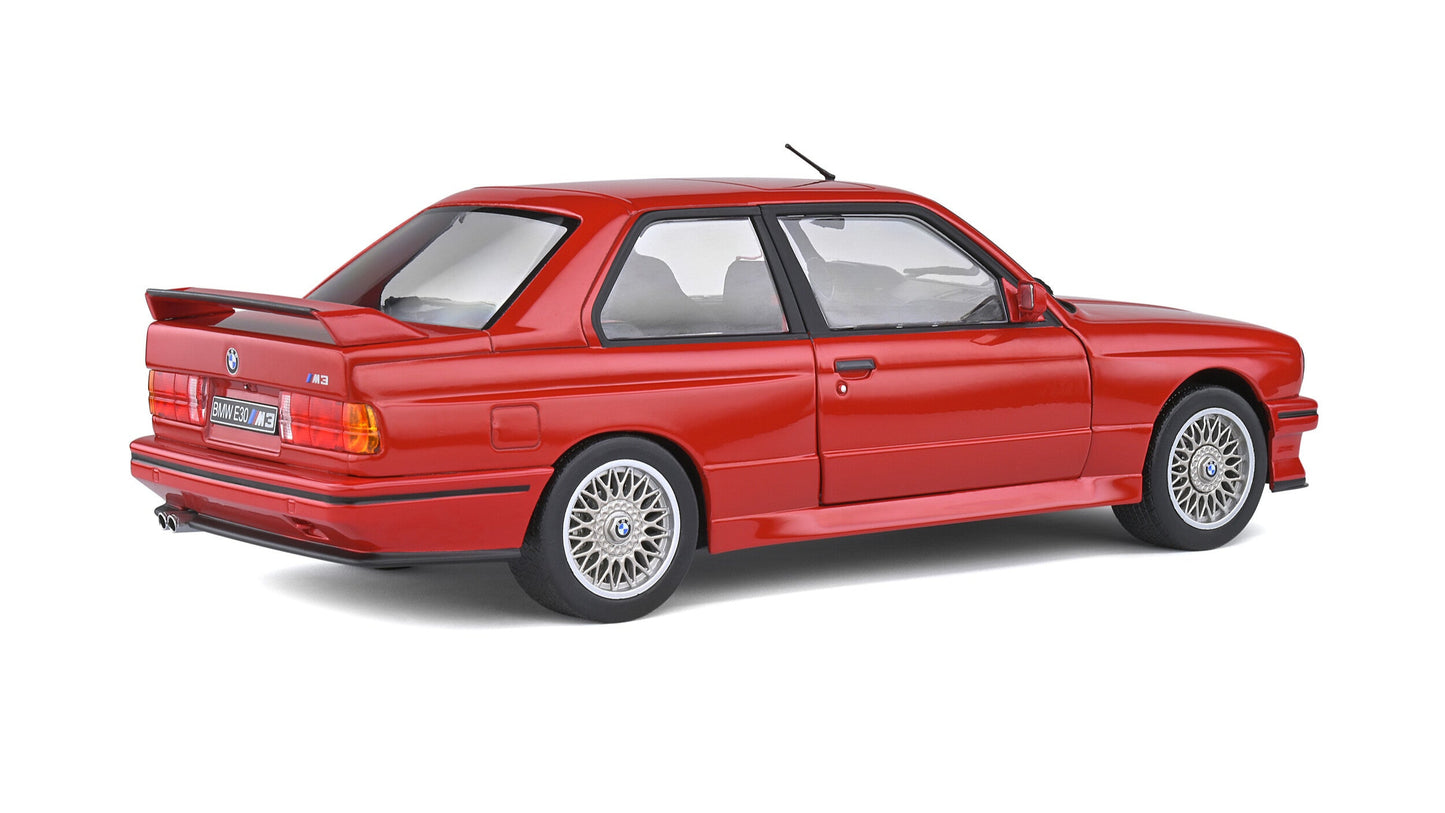 BMW E30 M3 Rouge 1986 - Solido - 1/18