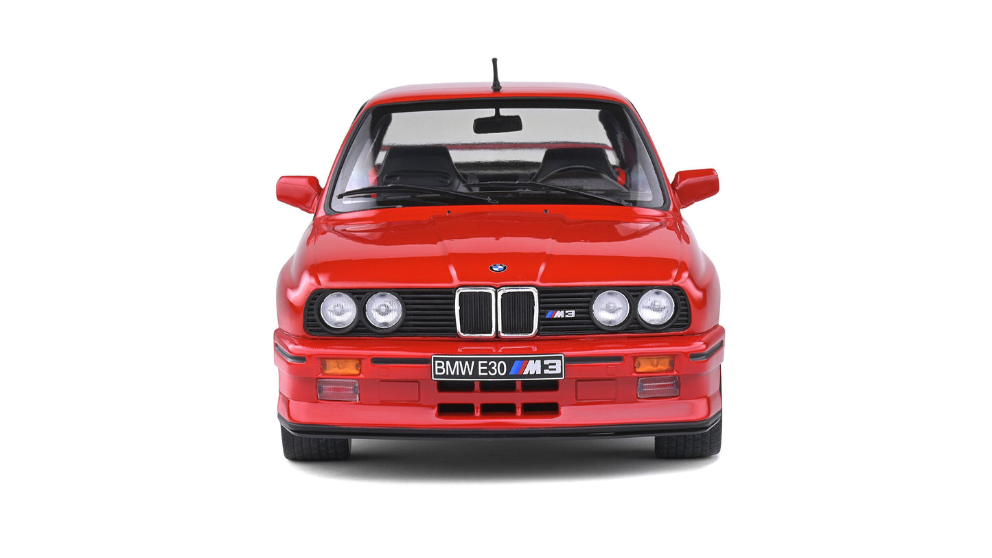 BMW E30 M3 Rouge 1986 - Solido - 1/18
