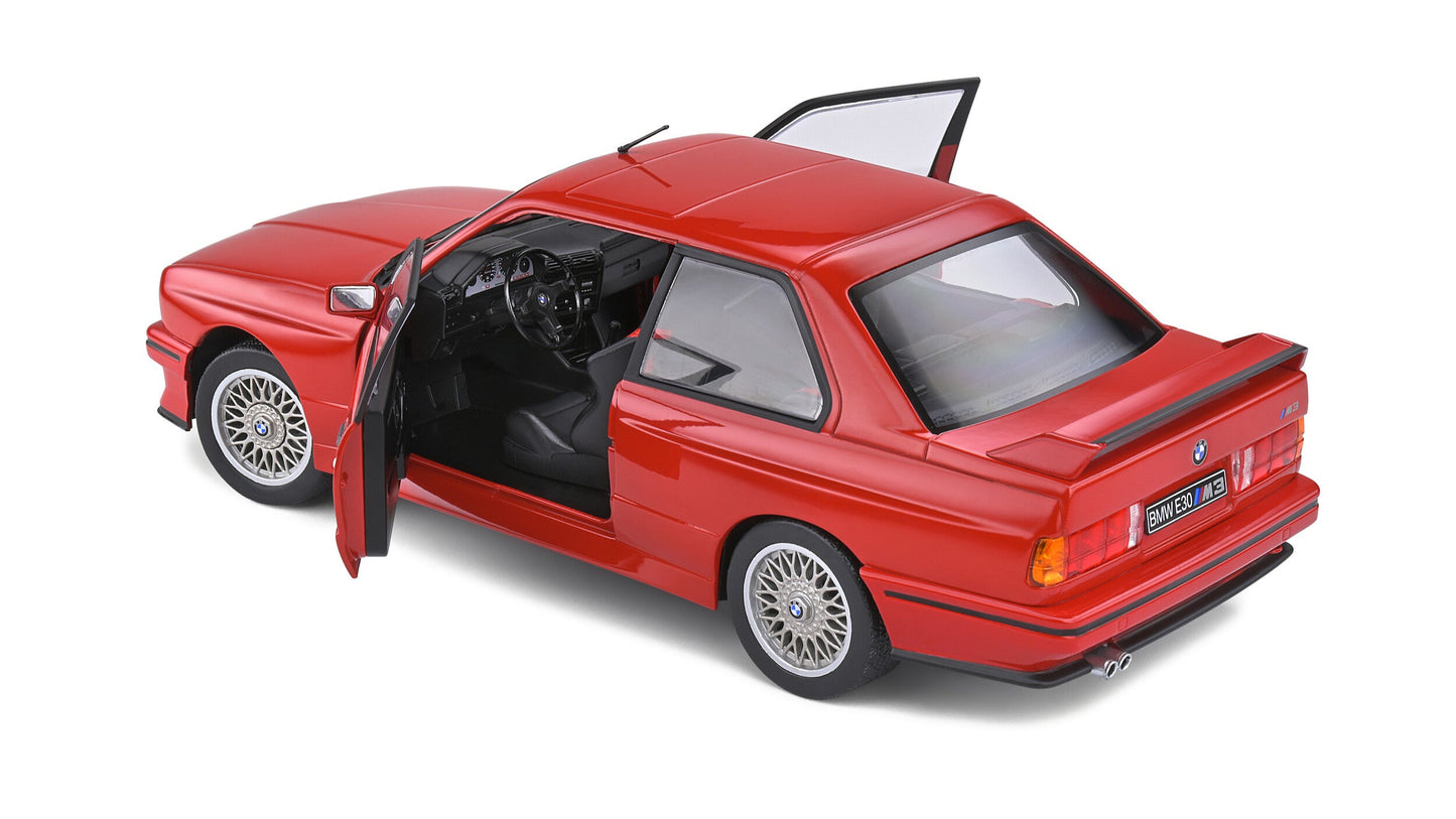 BMW E30 M3 Rouge 1986 - Solido - 1/18