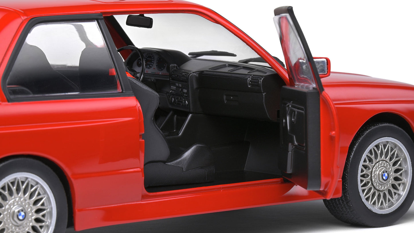 BMW E30 M3 Rouge 1986 - Solido - 1/18