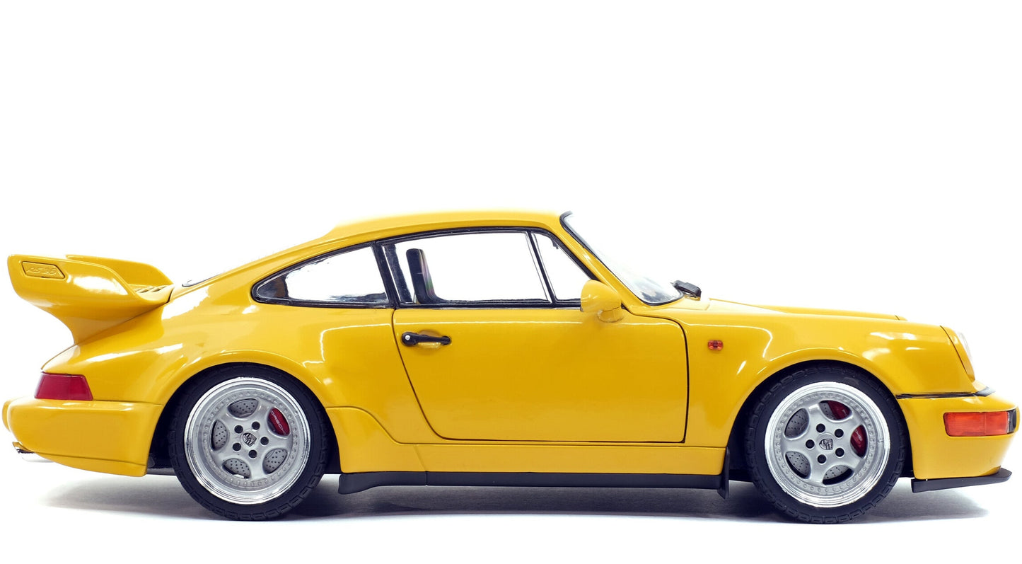 Porsche 911 (964) Carrera 3.8 RS Jaune Vitesse 1990 - Solido - 1/18