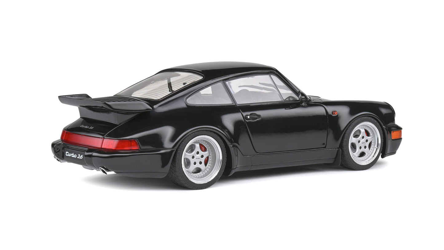 Porsche 911 (964) Turbo 3.6 Noir 1993 - Solido - 1/18