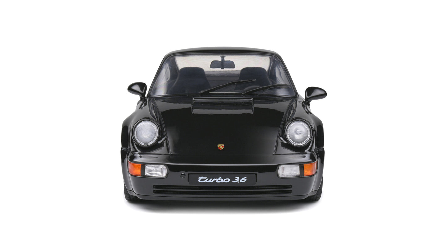 Porsche 911 (964) Turbo 3.6 Noir 1993 - Solido - 1/18