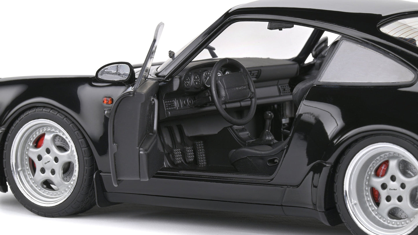 Porsche 911 (964) Turbo 3.6 Noir 1993 - Solido - 1/18