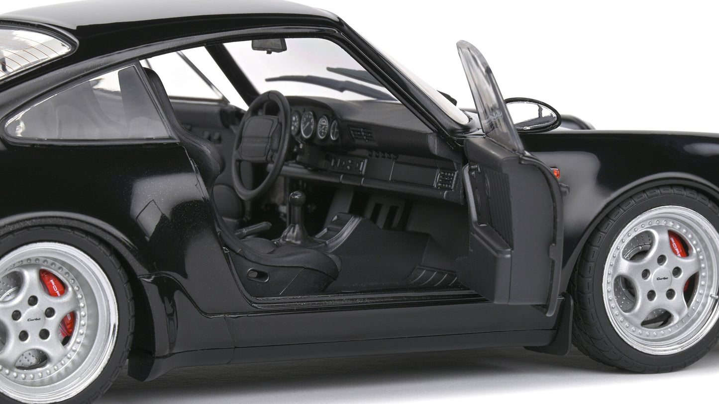 Porsche 911 (964) Turbo 3.6 Noir 1993 - Solido - 1/18