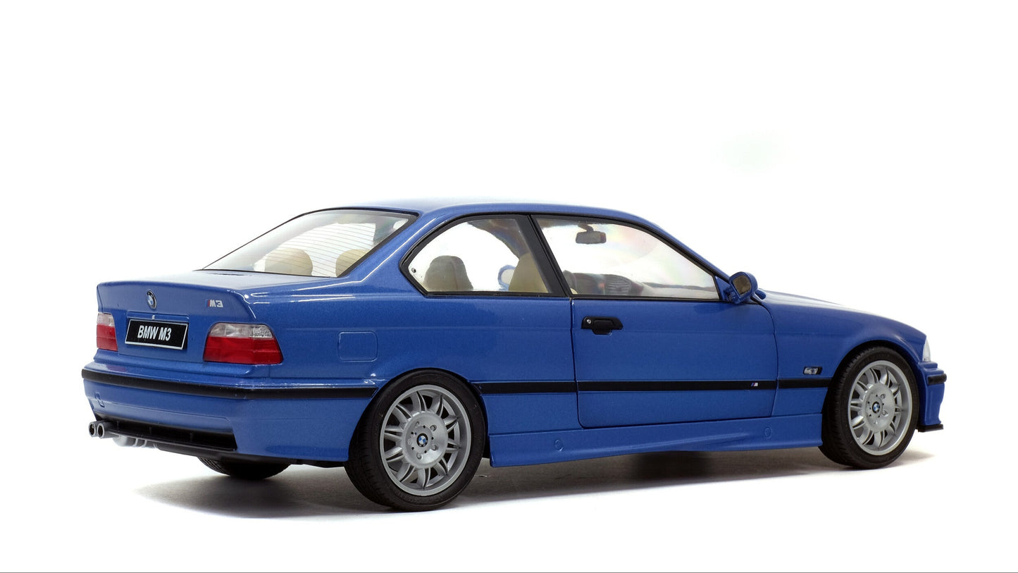 BMW E36 Coupé M3 Bleu Estoril 1990 - Solido - 1/18