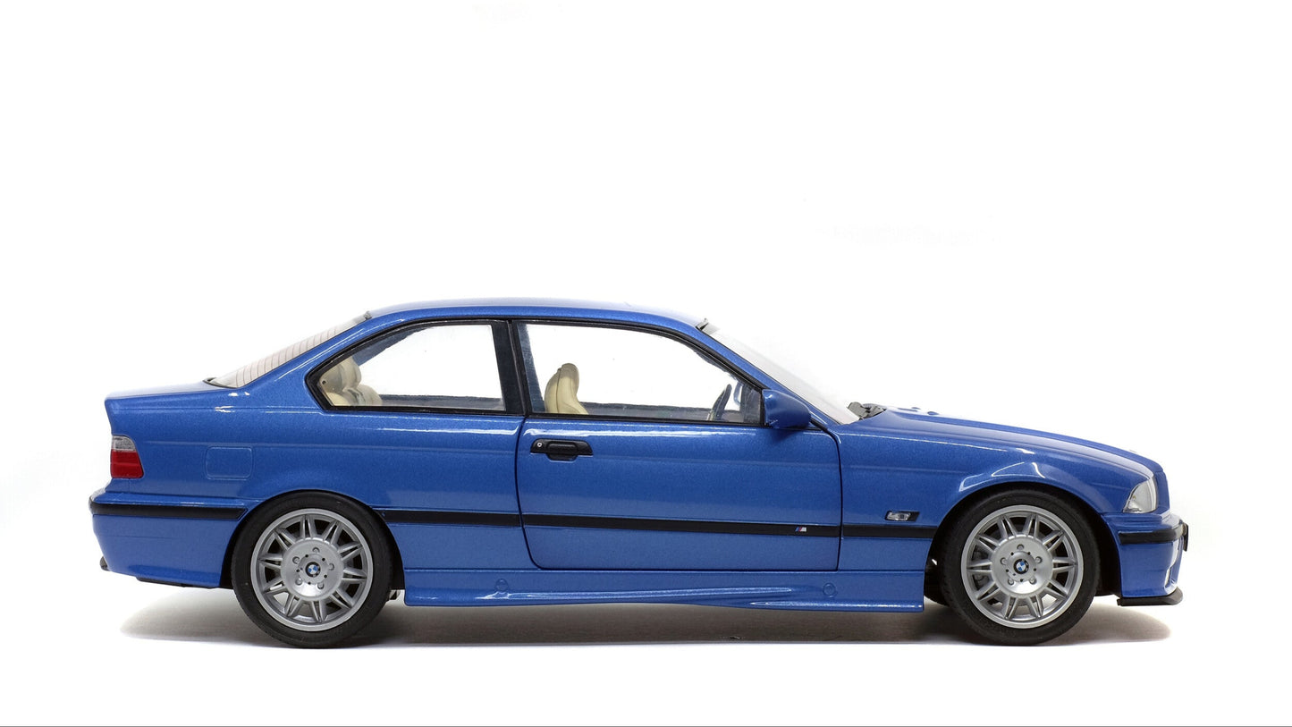 BMW E36 Coupé M3 Bleu Estoril 1990 - Solido - 1/18