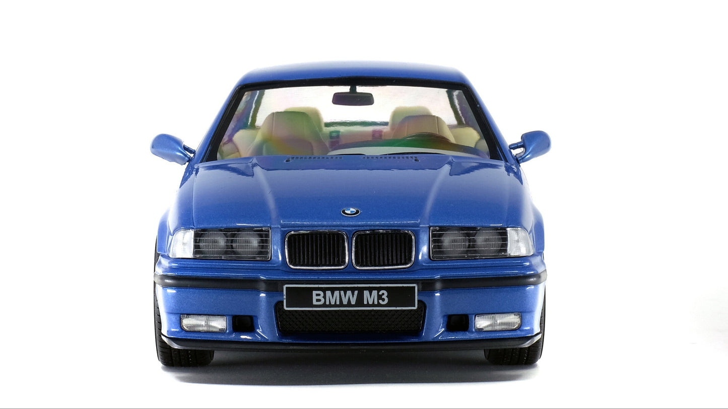 BMW E36 Coupé M3 Bleu Estoril 1990 - Solido - 1/18