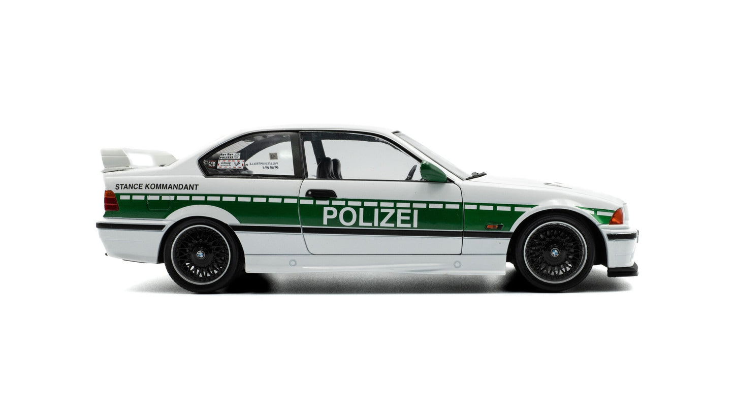BMW E36 M3 Coupe SOLIDO WORKS DRIFT POLIZEI 1991 - Solido - 1/18
