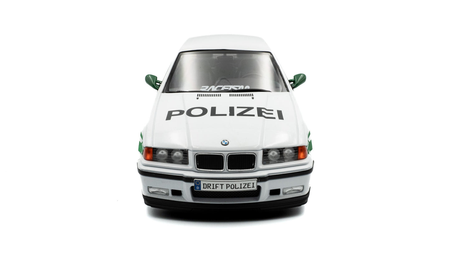 BMW E36 M3 Coupe SOLIDO WORKS DRIFT POLIZEI 1991 - Solido - 1/18
