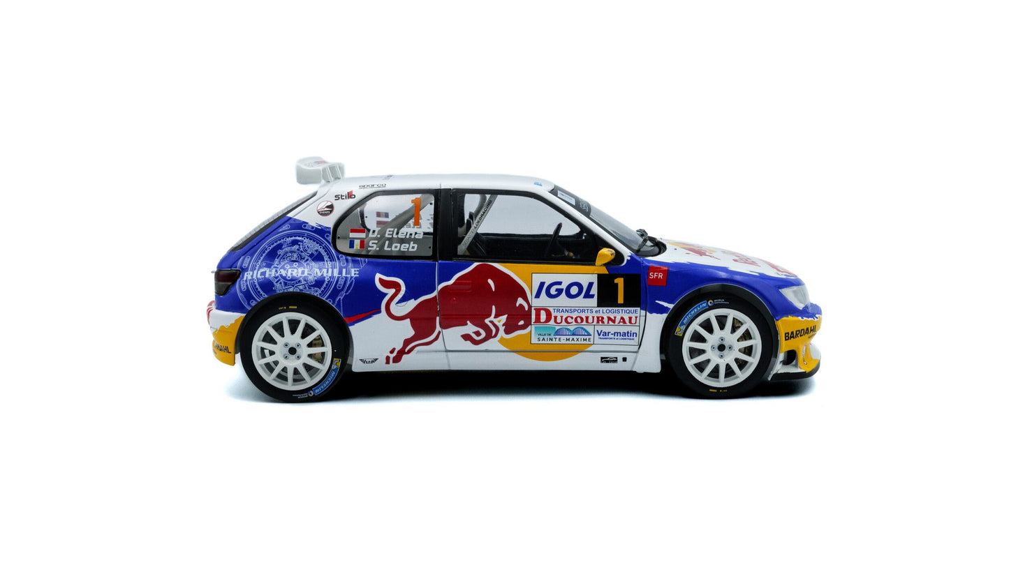 Peugeot 306 Maxi RALLY DU VAR 2017 #1 - Solido - 1/18