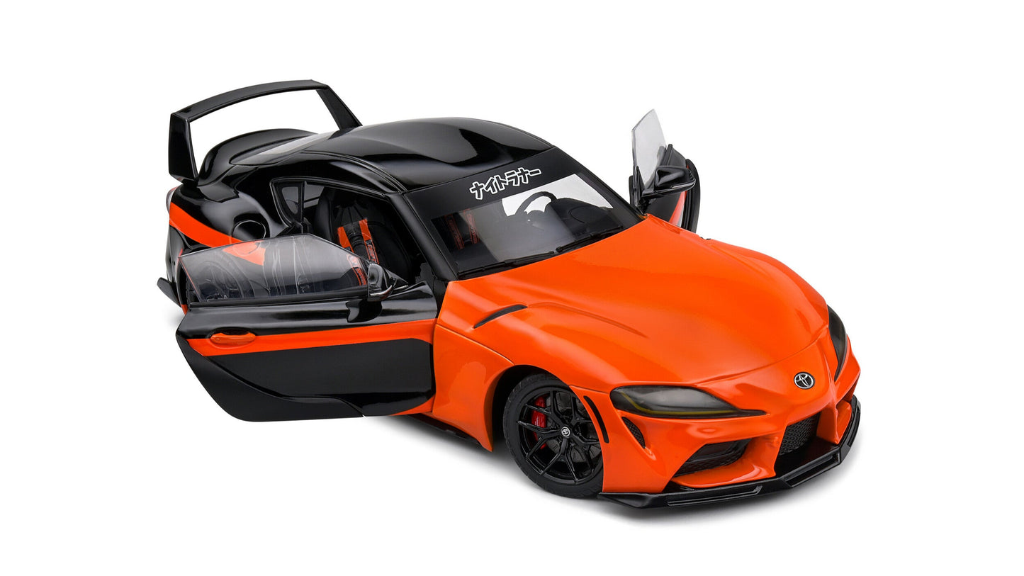 Toyota GR SUPRA STREETFIGHTER ORANGE 2024 - Solido - 1/18