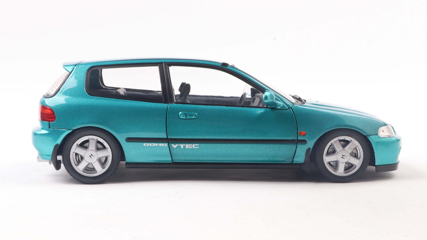 HONDA CIVIC (EG6) AZTEC GREEN PEARL 1991 - Solido - 1/18