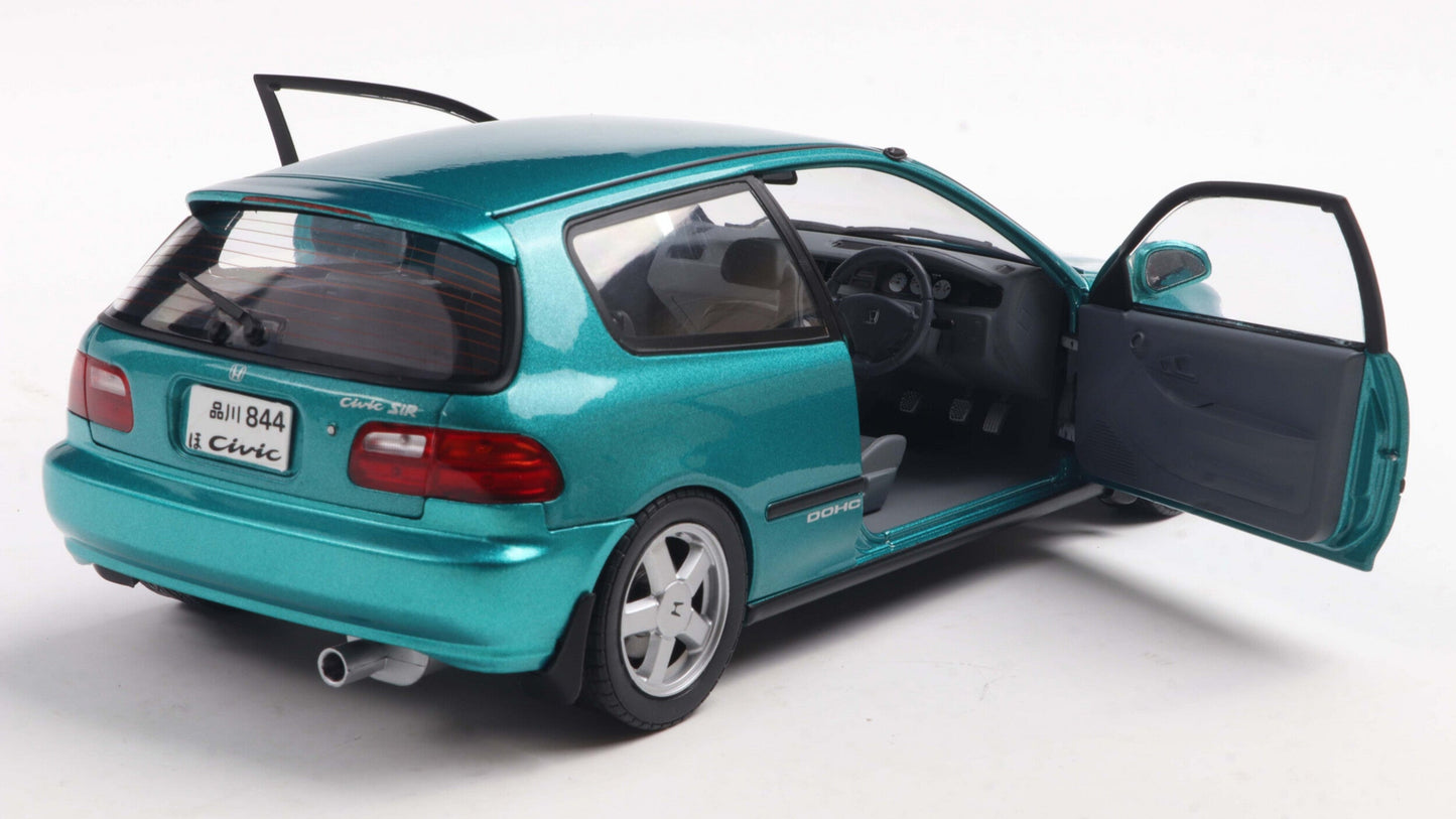 HONDA CIVIC (EG6) AZTEC GREEN PEARL 1991 - Solido - 1/18