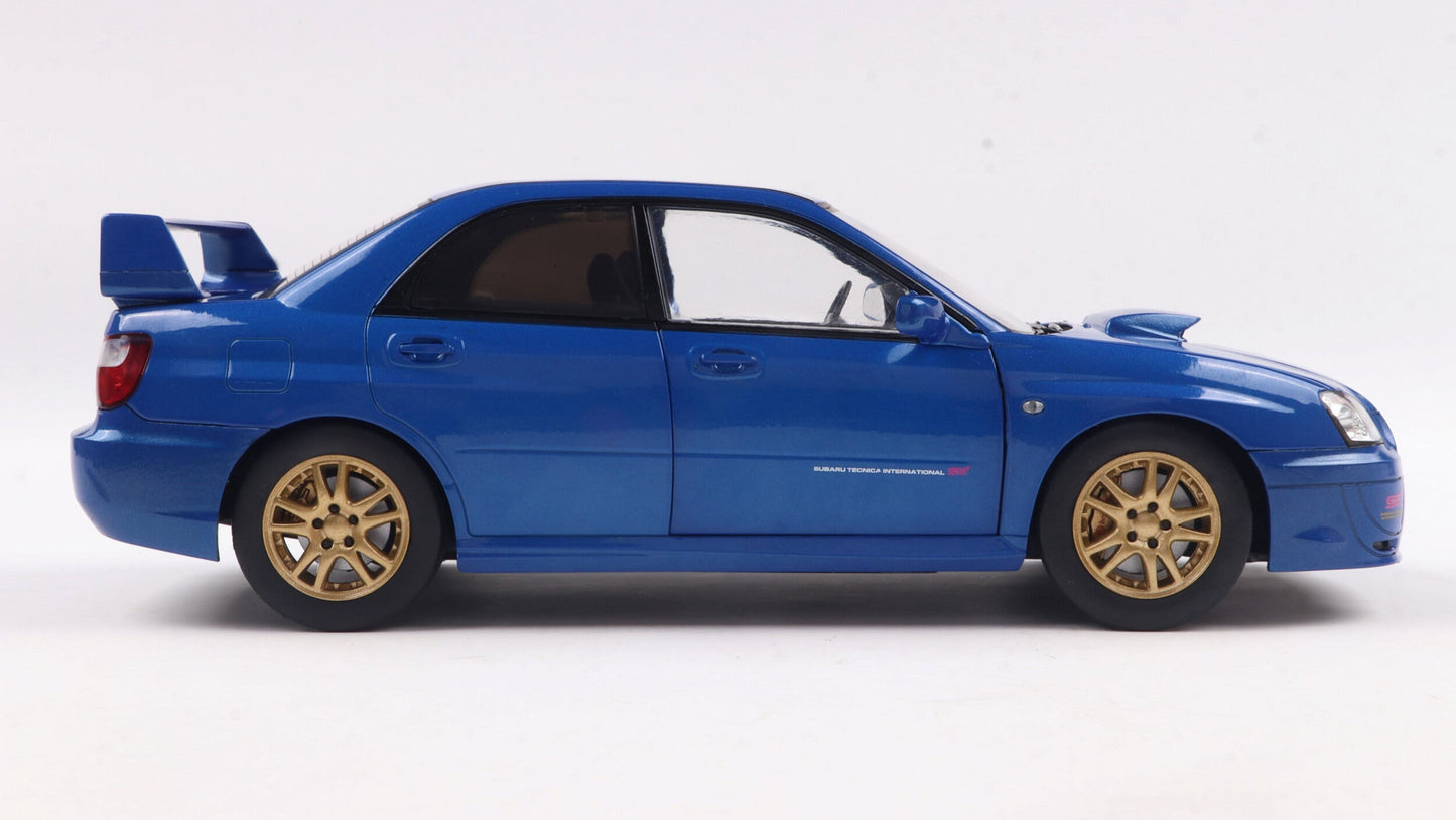 Subaru IMPREZA WRX STI Sonic Blue 2003 - Solido - 1/18