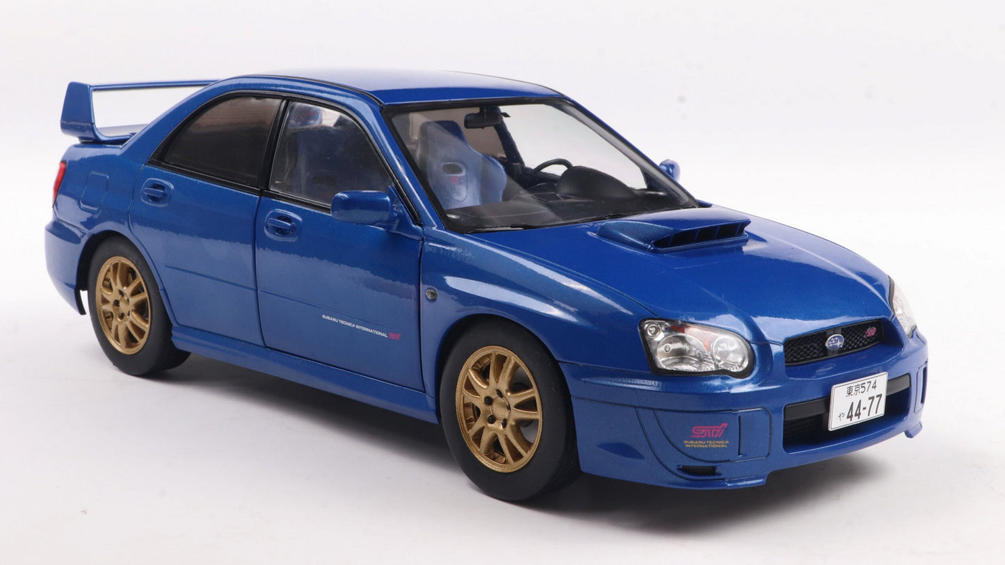 Subaru IMPREZA WRX STI Sonic Blue 2003 - Solido - 1/18