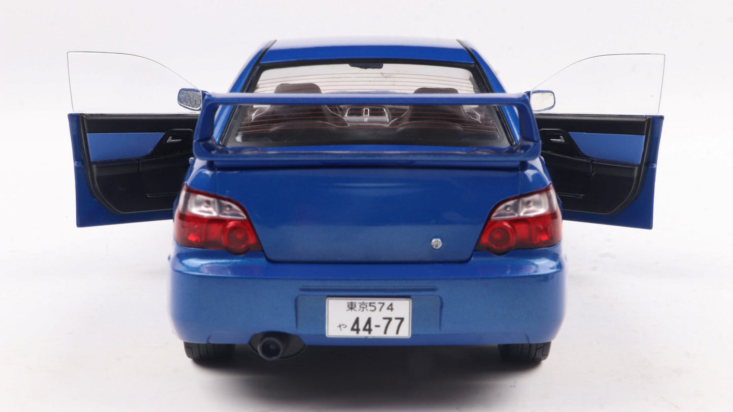 Subaru IMPREZA WRX STI Sonic Blue 2003 - Solido - 1/18