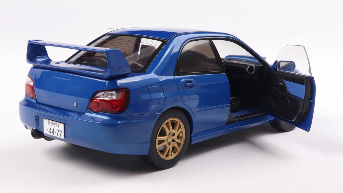 Subaru IMPREZA WRX STI Sonic Blue 2003 - Solido - 1/18