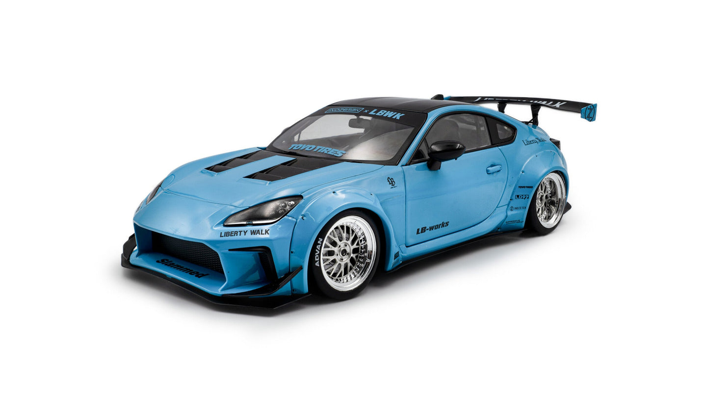 Toyota GR86 LBWK Body Kit BABY BLUE 2024 - Solido - 1/18