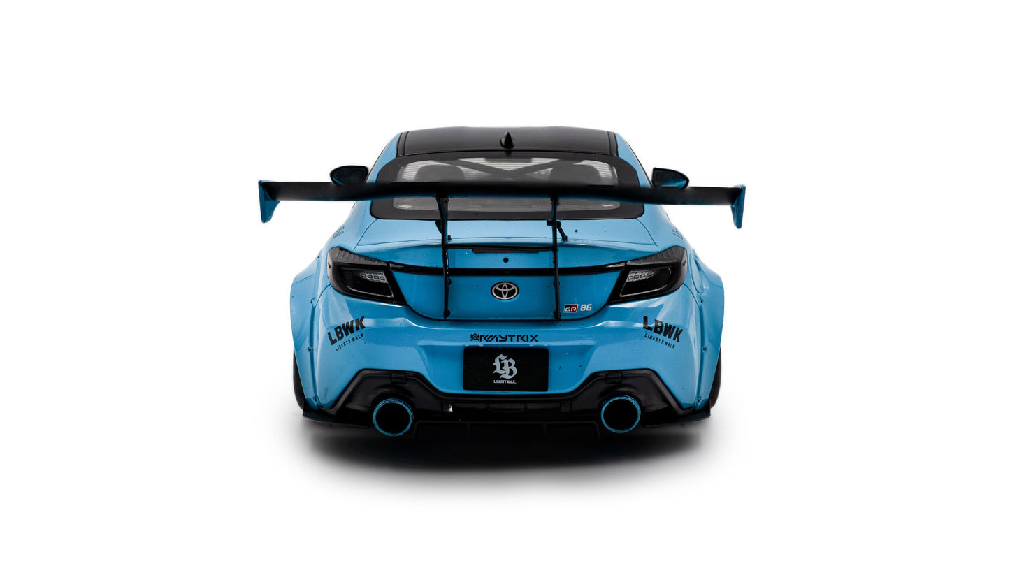 Toyota GR86 LBWK Body Kit BABY BLUE 2024 - Solido - 1/18