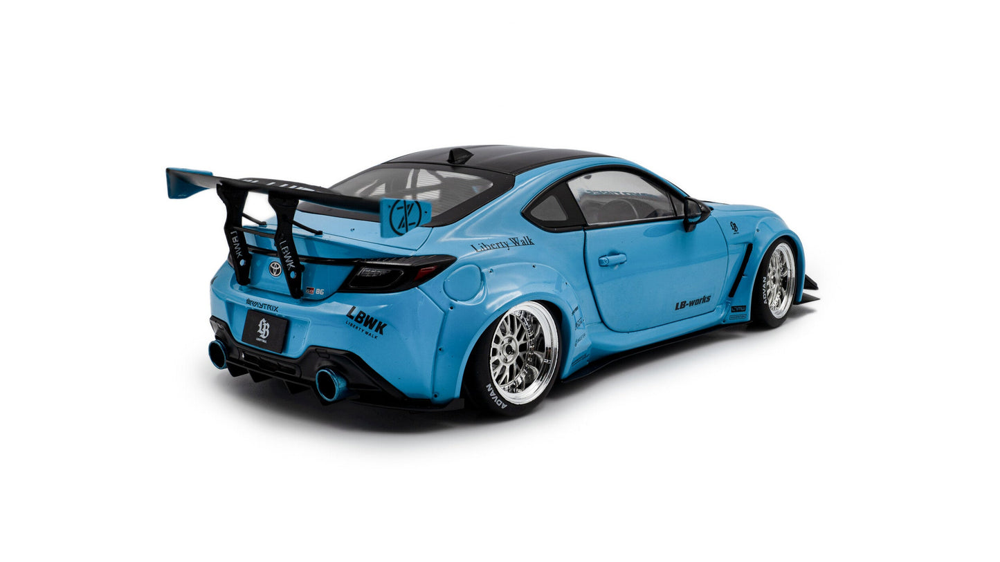 Toyota GR86 LBWK Body Kit BABY BLUE 2024 - Solido - 1/18