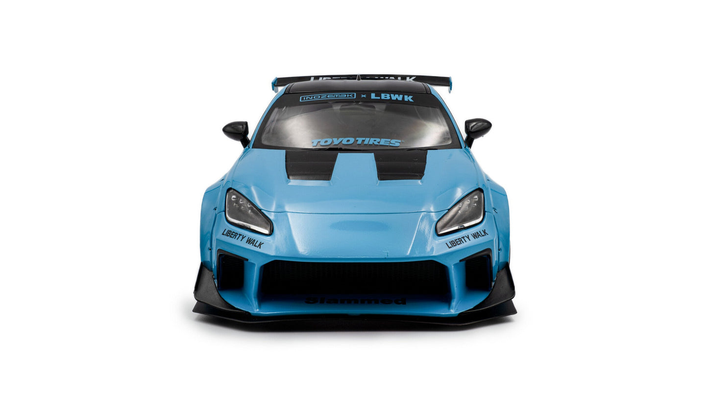 Toyota GR86 LBWK Body Kit BABY BLUE 2024 - Solido - 1/18