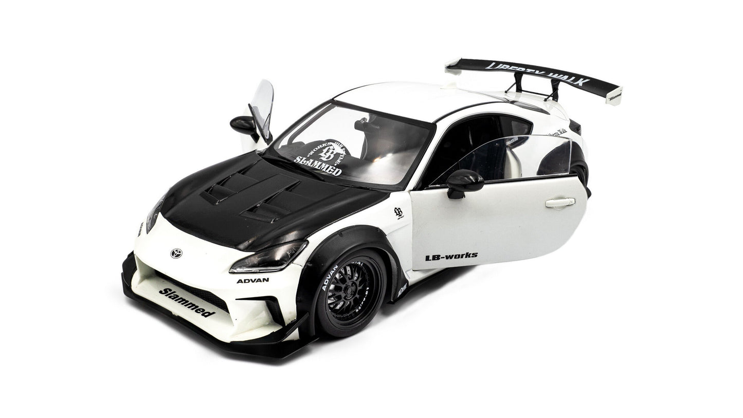 Toyota GR86 LBWK Body Kit Pearl White 2024 - Solido - 1/18