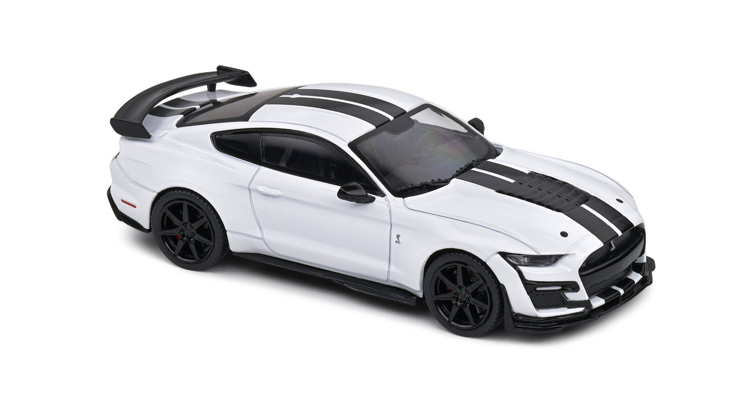 Shelby Mustang GT500 Stripes Black White/Black Stripes - Solido - 1/43