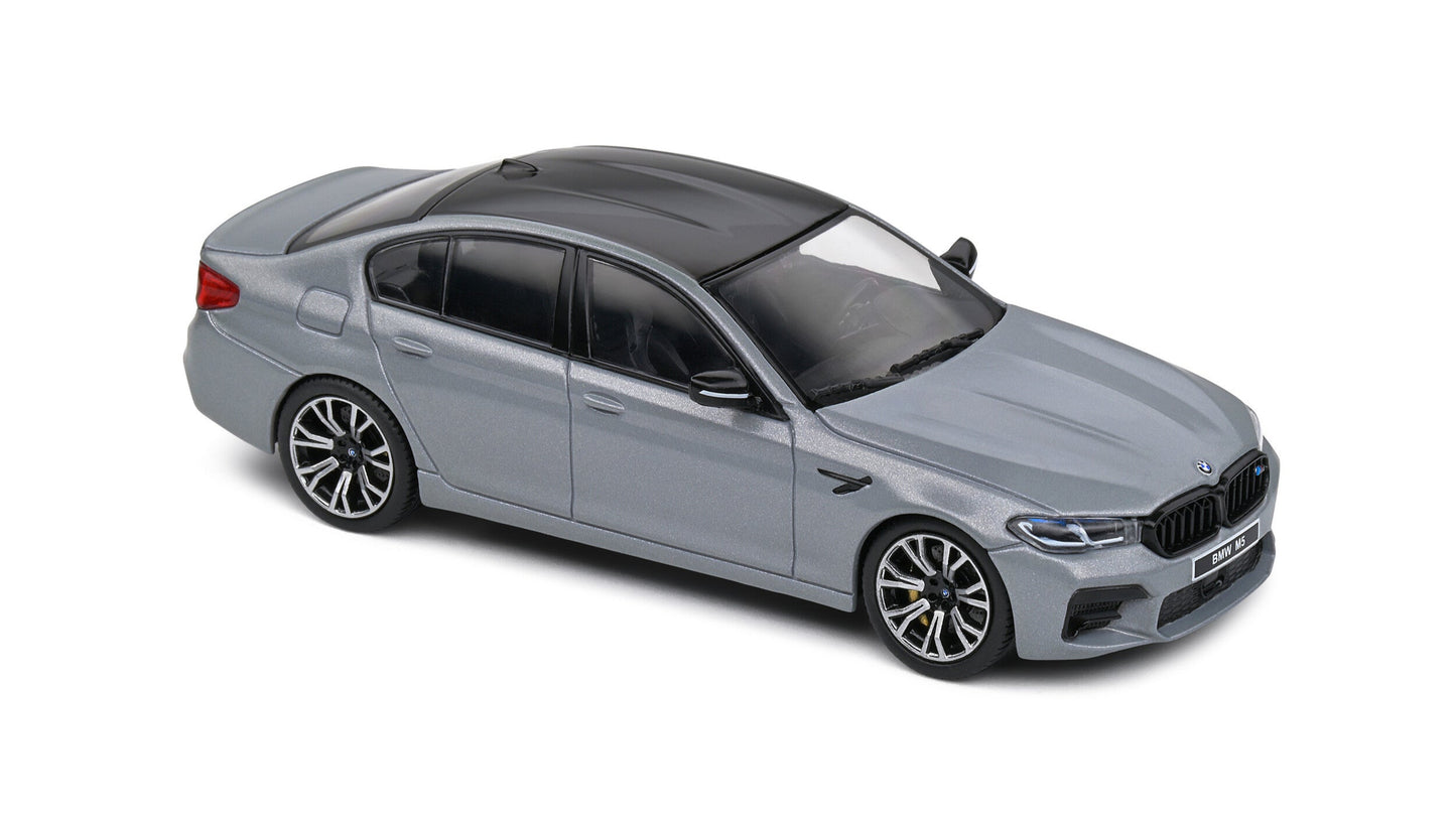 BMW M5 F90 Compétition Brooklyn Grey 2022 - Solido - 143