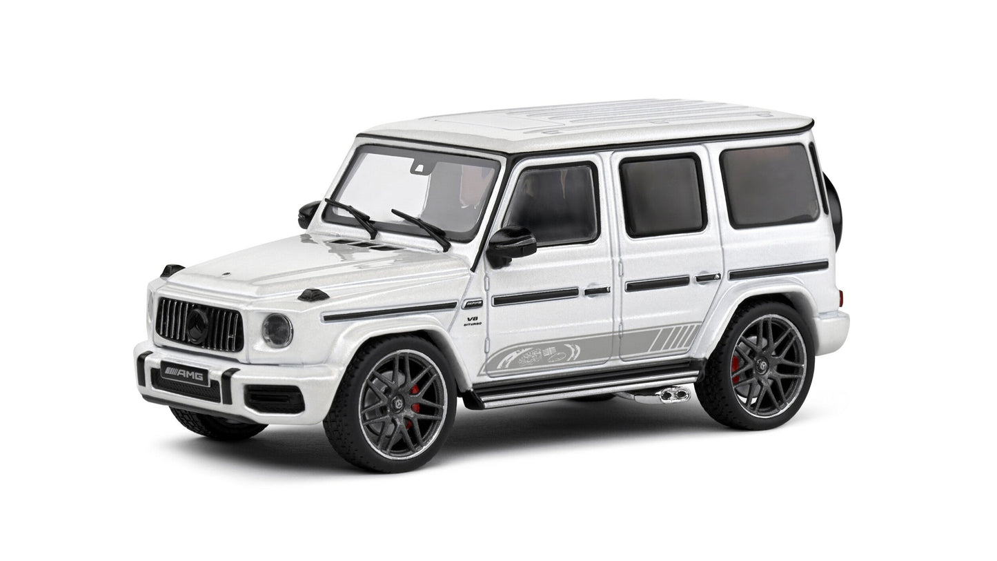 MERCEDES AMG G63 Diamant blanc 2022 - Solido - 1/43