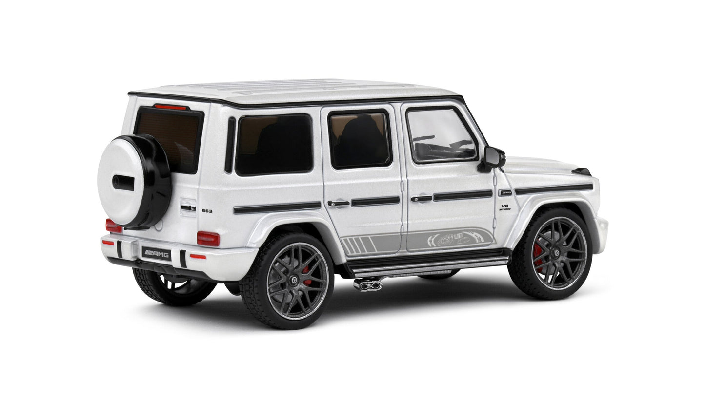 MERCEDES AMG G63 Diamant blanc 2022 - Solido - 1/43