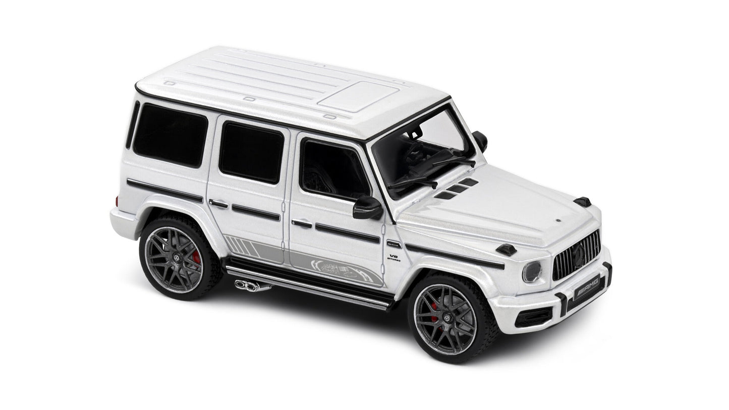 MERCEDES AMG G63 Diamant blanc 2022 - Solido - 1/43