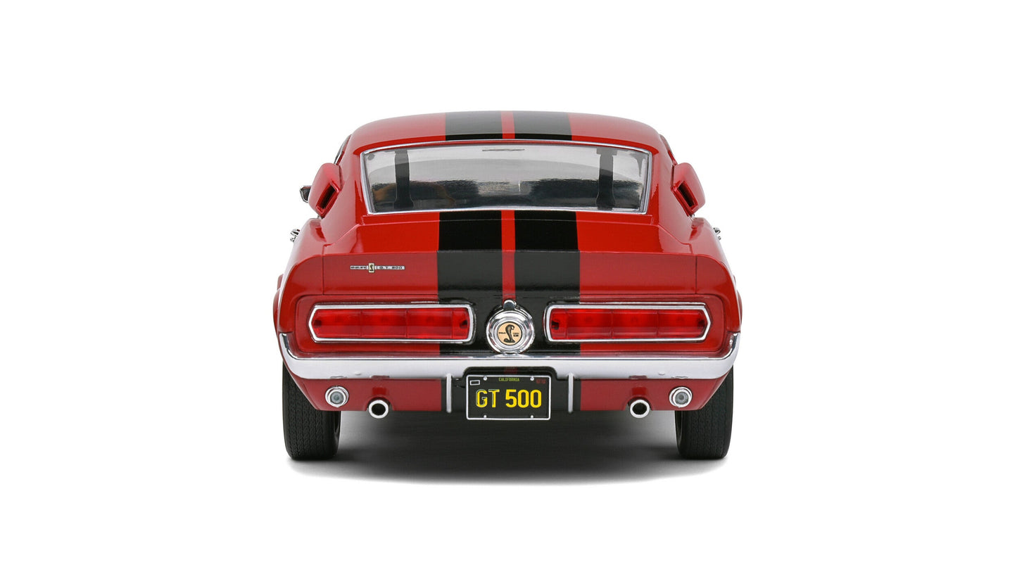 Shelby GT500 Burgundy Red 1967 - Solido - 1/18