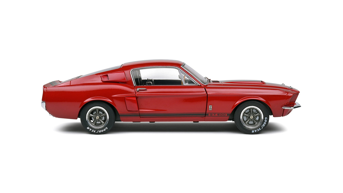 Shelby GT500 Burgundy Red 1967 - Solido - 1/18
