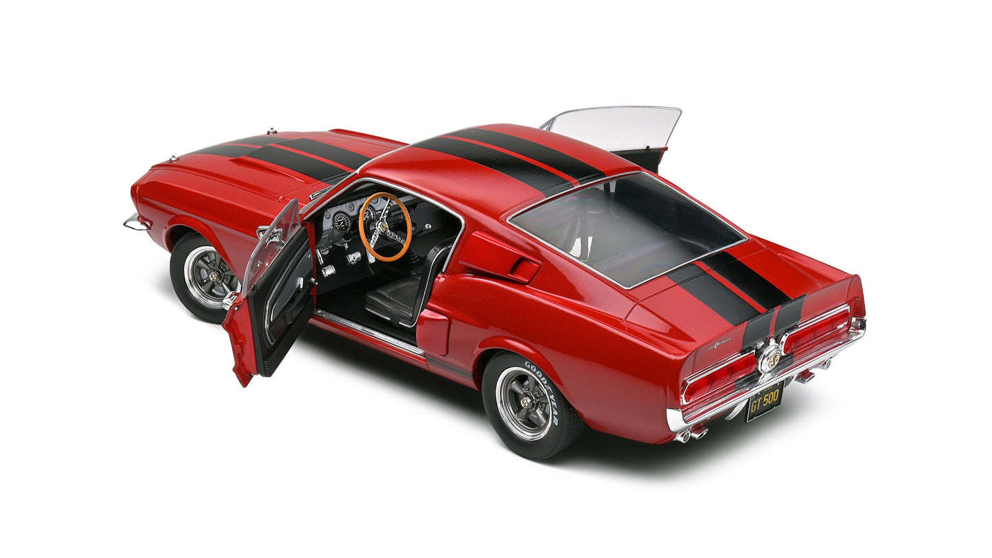 Shelby GT500 Burgundy Red 1967 - Solido - 1/18