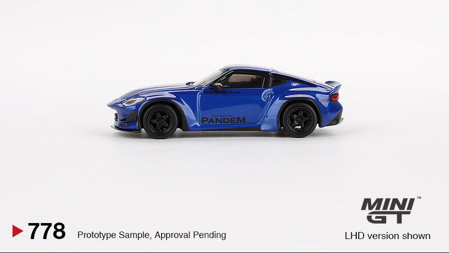 Nissan Z Pandem Seiran Blue - MiniGT - 1/64