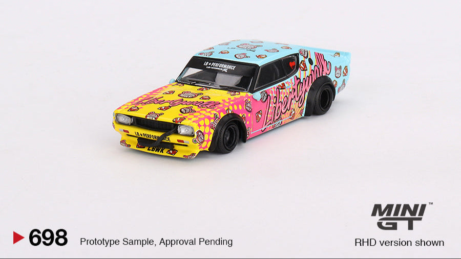 Nissan Skyline Kenmeri Liberty Walk LBWK KUMA - Mini GT - 1/64