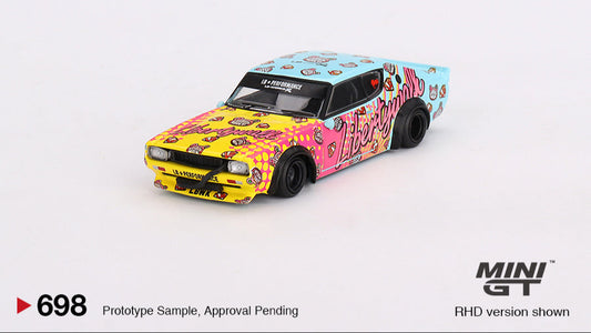 Nissan Skyline Kenmeri Liberty Walk LBWK KUMA - Mini GT - 1/64