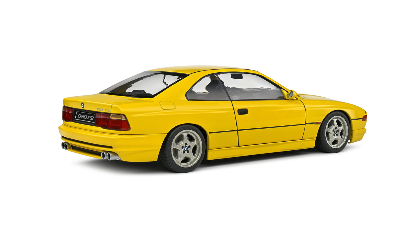 BMW 850 (E31) CSI Dakar Yellow 1990 - Solido - 1/18