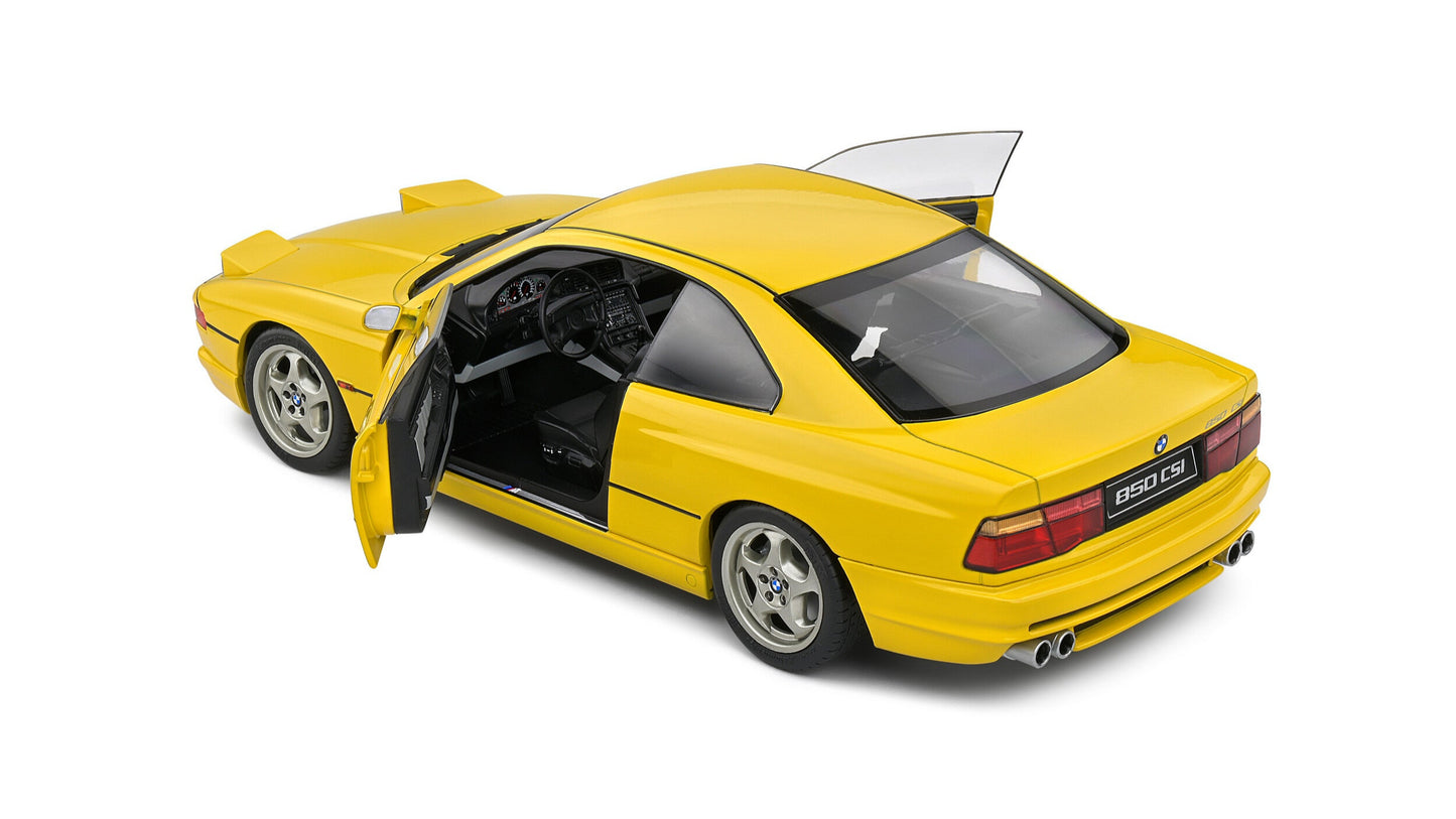BMW 850 (E31) CSI Dakar Yellow 1990 - Solido - 1/18