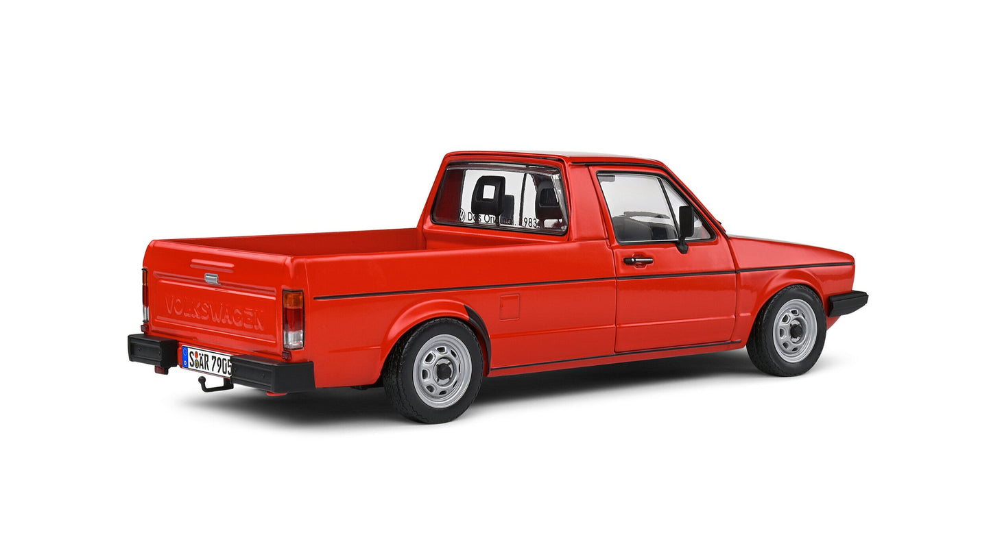 Volkswagen Caddy Mk.1 mars red 1982 - Solido - 1/18