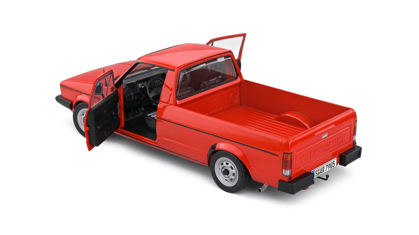 Volkswagen Caddy Mk.1 mars red 1982 - Solido - 1/18