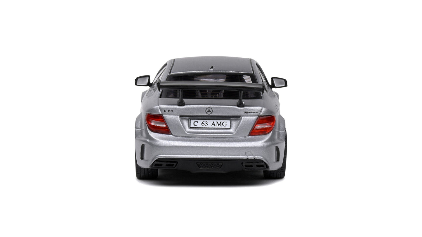 Mercedes C63 AMG Black Series Grey Metallic Matt 2011 - Solido - 1/43