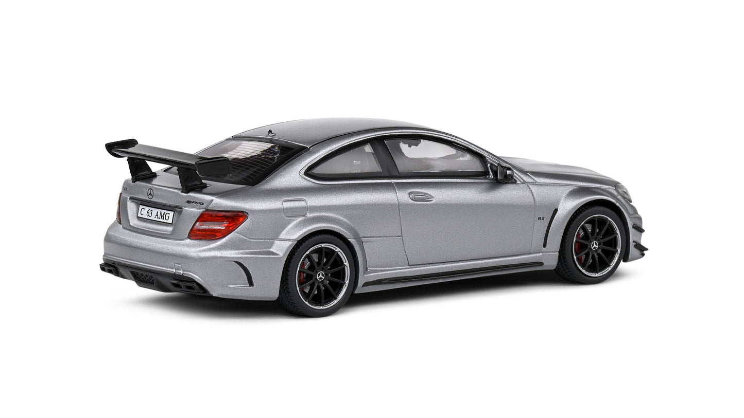 Mercedes C63 AMG Black Series Grey Metallic Matt 2011 - Solido - 1/43