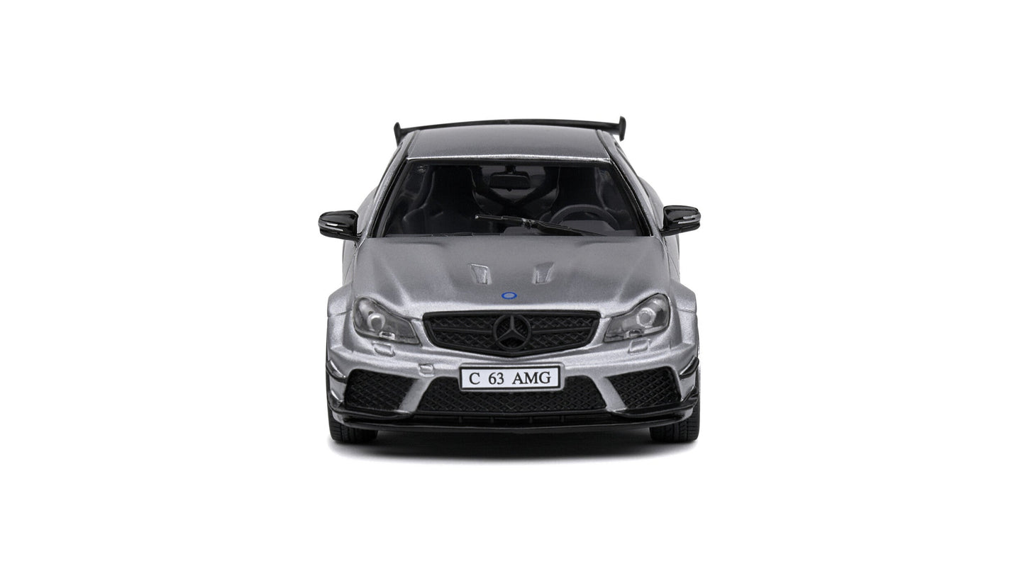 Mercedes C63 AMG Black Series Grey Metallic Matt 2011 - Solido - 1/43