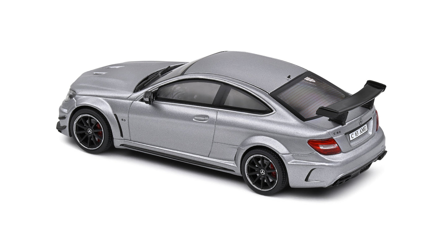 Mercedes C63 AMG Black Series Grey Metallic Matt 2011 - Solido - 1/43