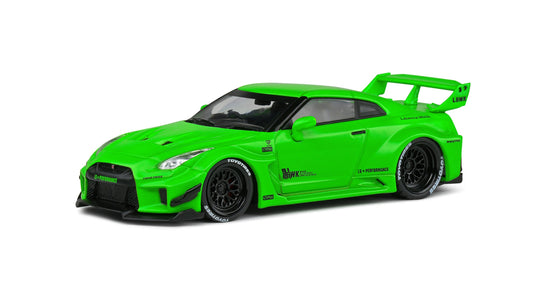 Nissan GT-R (R35) / LBWK Silhouette Acid Green 2020 - Solido - 1/43